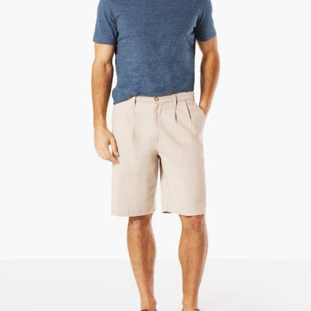 Dockers Men's Perfect Double Pleated Short - Picture 2 of 3